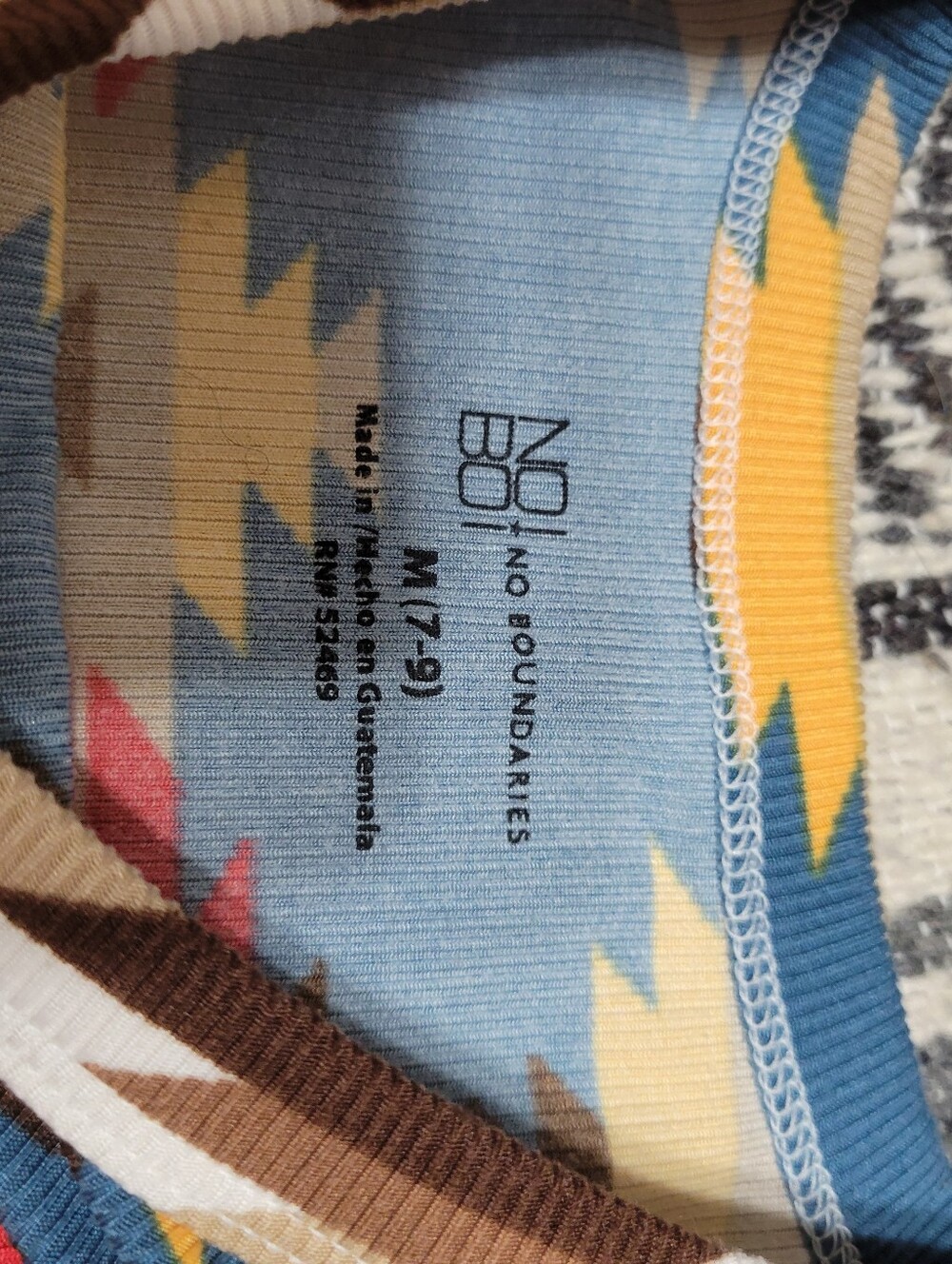 aztec patterned top - Picture 2 of 3